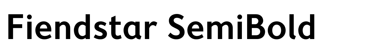 Fiendstar SemiBold